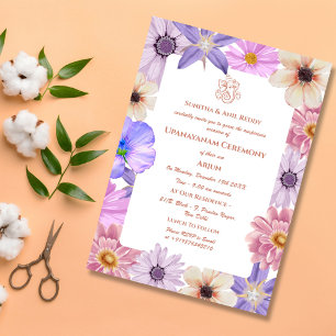 Convites Upanayanam t.c.p. Hindu Thread Janeu Ceremony