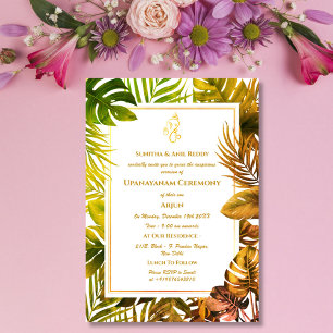 Convites Upanayanam t.c.p. Hindu Thread Janeu Ceremony