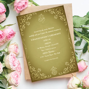 Convites Upanayanam t.c.p. Hindu Thread Janeu Ceremony