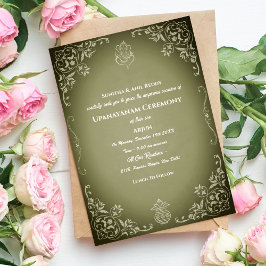 Convites Upanayanam t.c.p. Hindu Thread Janeu Ceremony