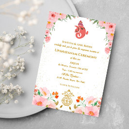 Convites Upanayanam t.c.p. Hindu Thread Janeu Ceremony