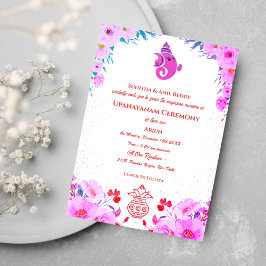 Convites Upanayanam t.c.p. Hindu Thread Janeu Ceremony