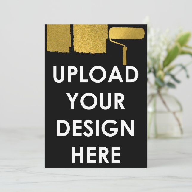 Convites Upload Custom 5x7" Blank Promotional Business (Em pé/Frente)