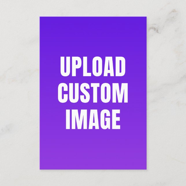 Convites Upload Custom Image - Add Your Own To Print On A (Frente)