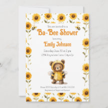 Urso Abelha Mel Adorável Ba-Bee Chuveiro