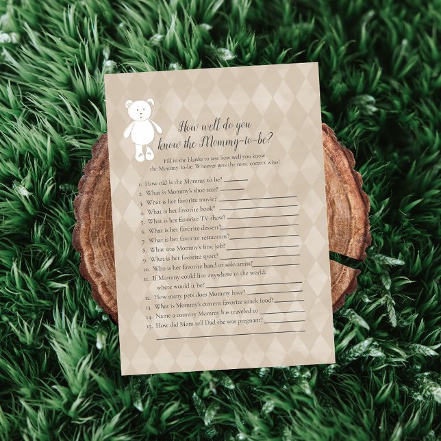 Convites Urso Branco Que Conhece O Melhor Jogo De Chá Da Ma (Criador carregado)