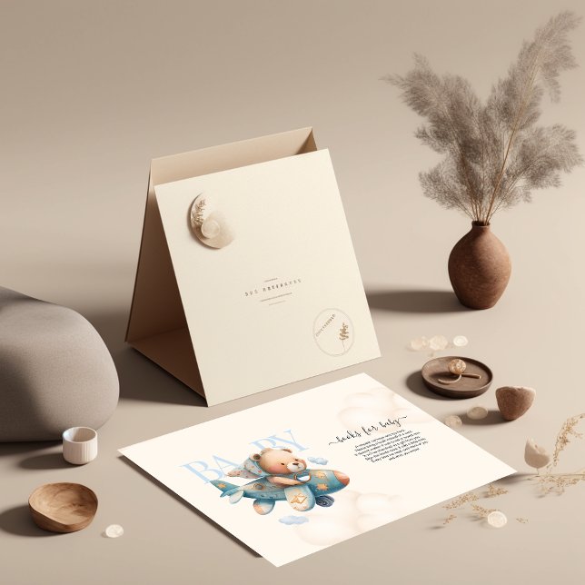 Convites Urso de pelúcia de cor aquática (Criador carregado)