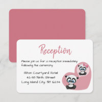 Urso de Pelúcia Panda Coração Rosa Recepção de Cas