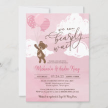 Urso de Teddy Flutuando com Bebê Balões