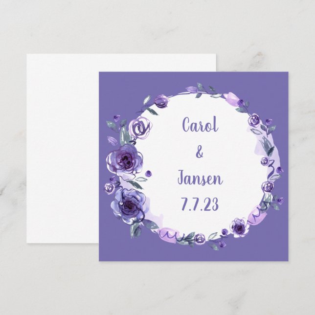 Convites Uvas para Vinho Flores Personalizadas Vermelhas Br (Frente/Verso)