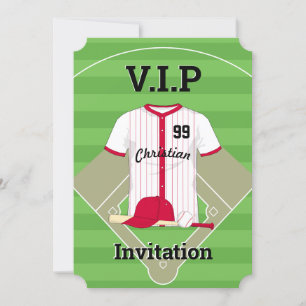 Convites V.I.P Baseball Birthday