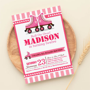 Convites Vá em frente! Aniversário do Skate do Roller Ros