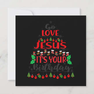 Convites Vá Jesus É Seu Aniversário Enfeite de árvore de Na