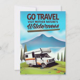 Convites Vá Viagem, Visite a mãe, Wilderness RV.
