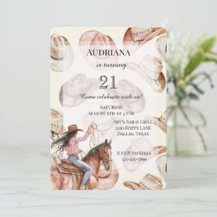 Convites Vaca Negra Ocidental Odiava Aniversário