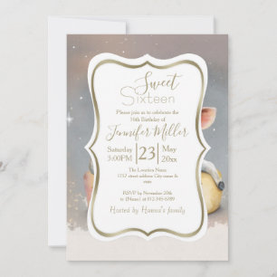 Convites Vaca Real Sonhando com Trono de Queijo