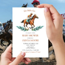 Vai Bebê Vai, Chá de fraldas de Corrida de Cavalo