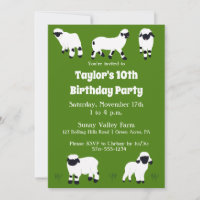 Valais Blacknose Sheep Fazenda Party