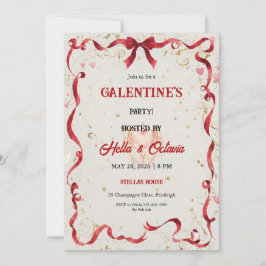 Convites Valentine Party Invitation Printable