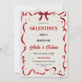 Convites Valentine Party Invitation Printable