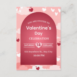 Convites Valentine's Day Invitation Card