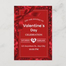 Convites Valentine's Day Invitation Card