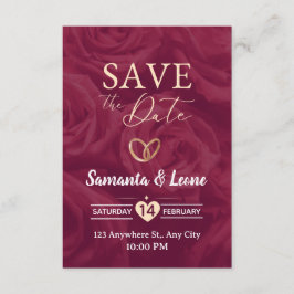 Convites Valentine's Day Invitation Card