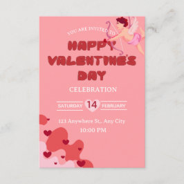 Convites Valentine's Day Invitation Card
