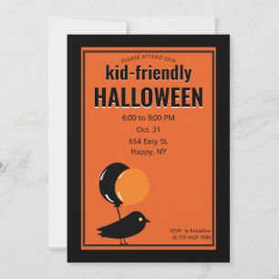 Convites Valor da Bargain do Festa de Halloween Amigável P