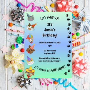 Convites Vamos à FesTA de Patas!