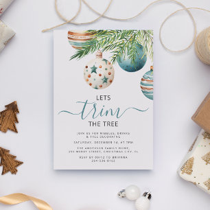 Convites Vamos Aparar a Árvore   Festa de Natal