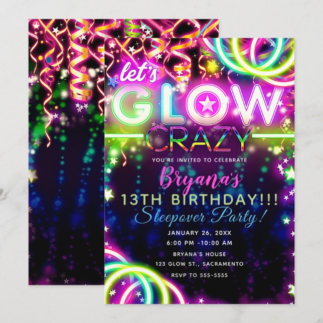 Convites Vamos BAIXA Festa de aniversário Negra (Frente/Verso)