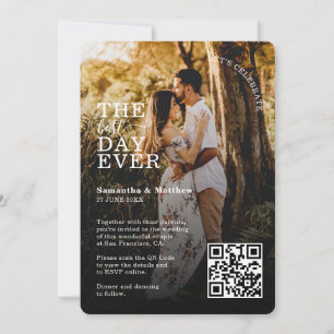 Convites Vamos Celebra O Melhor Casamento De Código QR De D