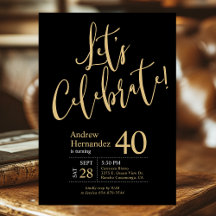 Vamos Celebrar a Festa de 40 Anos do Ouro Negro