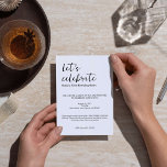 Convites Vamos celebrar a Festa de aniversário do Marco<br><div class="desc">Moderno e minimalista, este Convite de aniversário "Vamos Celebrar" apresenta uma fonte na moda para o título, linhas limpas e espaço para uma foto pessoal. O elegante design é perfeito para qualquer aniversário de um marco, seja um 30, 50º ou uma celebração 80. Este convite define a cena de um...</div>
