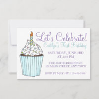 Vamos Celebrar Bolo de Cupcake Azul Festa de anive