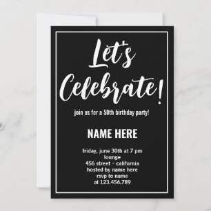 CONVITES VAMOS CELEBRAR FESTA DE ANIVERSÁRIO PERSONALIZADA