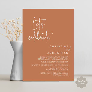 Convites Vamos Celebrar, Jantar de Festa de Casamento às Es
