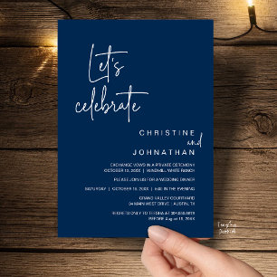 Convites Vamos Celebrar, Jantar de Festa de Casamento às Es