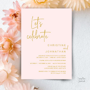 Convites Vamos Celebrar, Jantar de Festa de Casamento às Pr