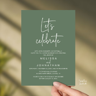 Convites Vamos Celebrar, Recepção de Casamento com Fuga Rom