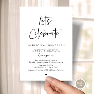 Convites Vamos comemorar, Black, Partido do Elopemento do C