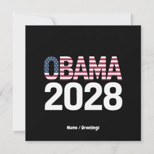 Convites Vamos Consertar Isso, Obama Presidente 2028