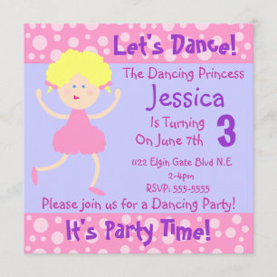 Convites Vamos Dance ~ Hora do Partido~Aniversário de cria
