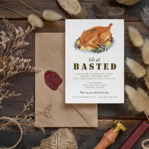 Convites Vamos de Ação de Amizade Obter Janto de Ação de Gr