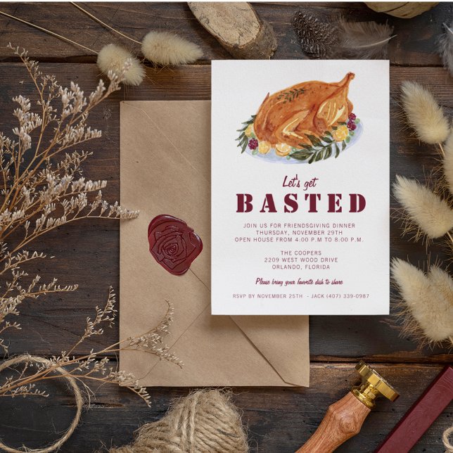 Convites Vamos de Ação de Amizade Obter Janto de Ação de Gr (Criador carregado)