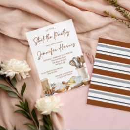 Convites Vamos estoque do Chá de panela de Tema da Cozinha 