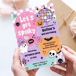 Convites Vamos Fazer uma Festa de Aniversário de Halloween