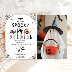 Convites Vamos Fazer Uma Festa de Halloween Assustadora