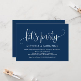 Convites Vamos Festejar, Celebração de Casamento às Escuras